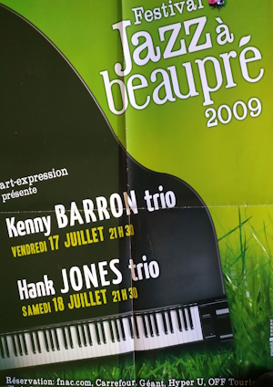 Affiche Jazz à Beaupré Festival Roger Mennillo 2009