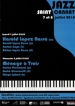 Affiche Jazz à Beaupré Festival Roger Mennillo 2018